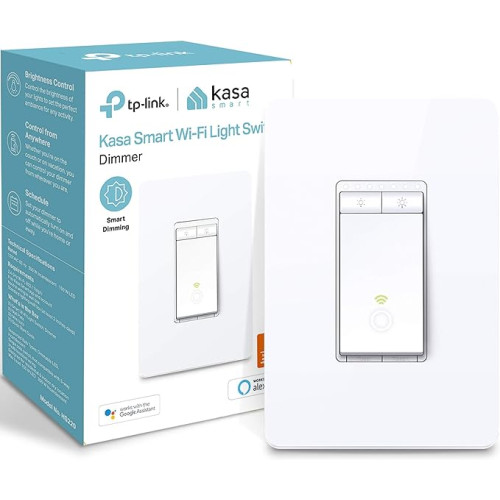 Kasa Smart Dimmer Switch HS220 - Alexa & Google Home Compatible