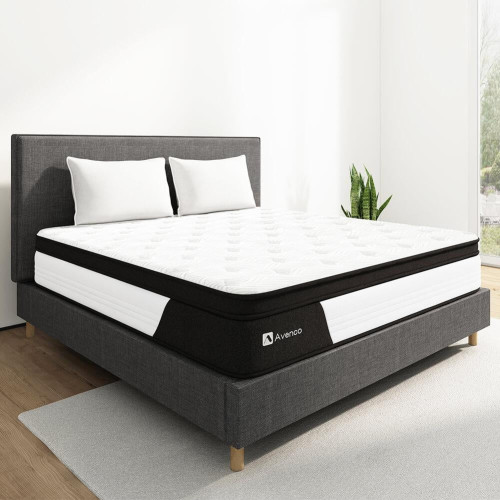 California King Size Mattress - Avenco Hybrid Mattress