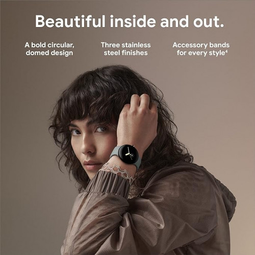 Google Pixel Watch - Stylish Android Smartwatch with Fitbit Activity Tracking