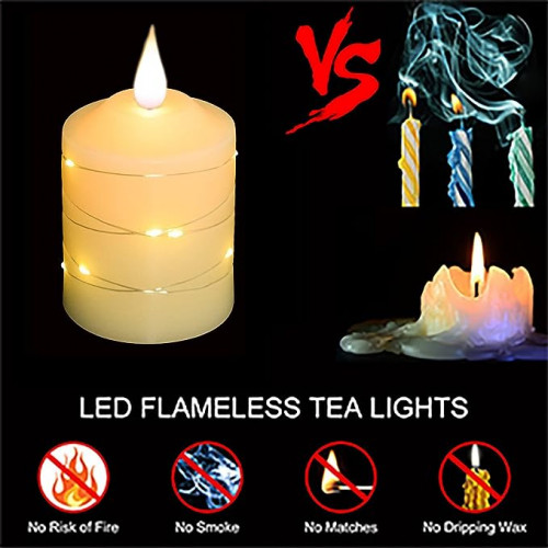 Flameless LED Candles: Safe, Battery-Operated Ambiance