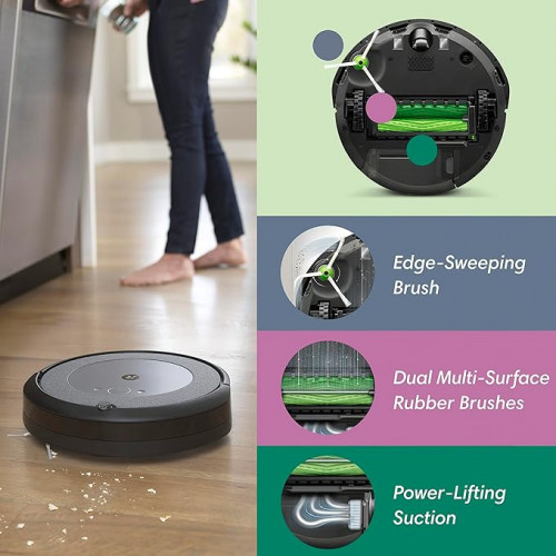 iRobot Roomba i4+: Self-Emptying Robot Vacuum for Effortless Cleaning