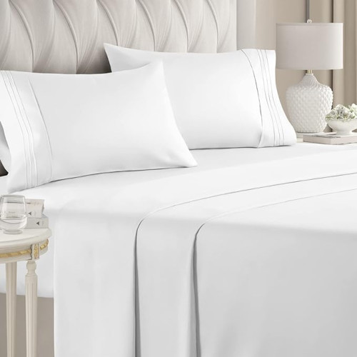 Queen Size Sheet Set: Ultra-Soft, Breathable Comfort