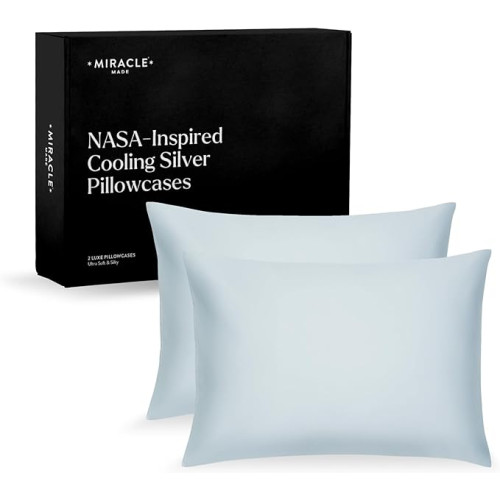 Miracle Made Luxe Pillow Cases: Silver-Infused Luxury for Restful Sleep on Amazon
