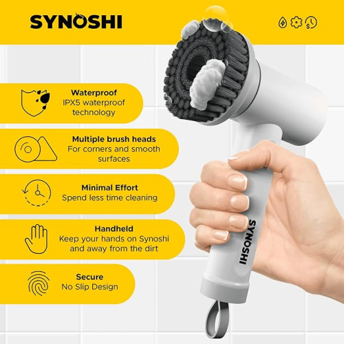 SYNOSHI Electric Spin Scrubber: Your Solution for Easy and Efficient Cleaning