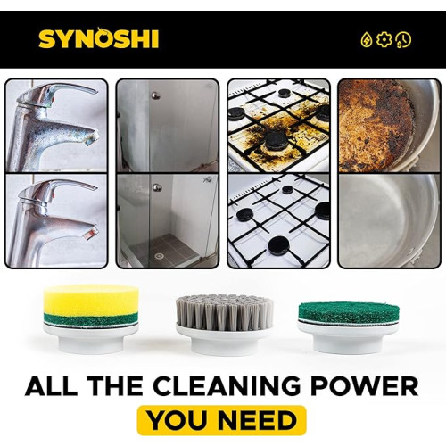SYNOSHI Electric Spin Scrubber: Your Solution for Easy and Efficient Cleaning