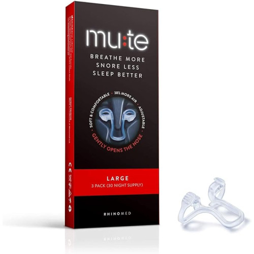 Rhinomed Mute Nasal Dilator for Snore Reduction