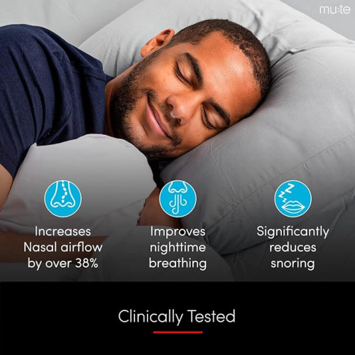 Rhinomed Mute Nasal Dilator for Snore Reduction