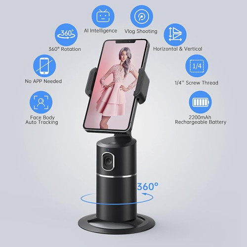 Auto Face Tracking Phone Holder