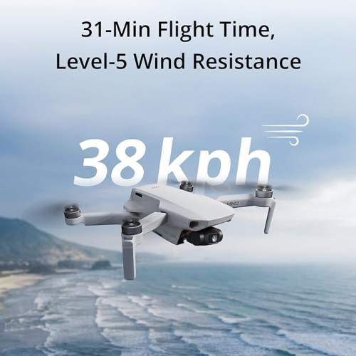 DJI Mini 2 SE Drone, Lightweight, Portable, Extended Flight Time, 10km Range, Beginner-Friendly, Combo Available