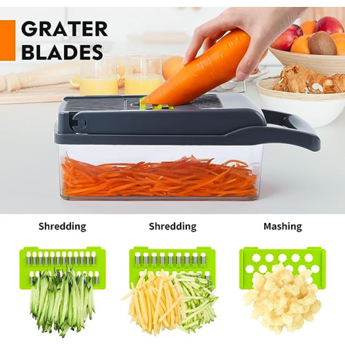 Effortless Veggie Chopping with Multifunctional Chopper