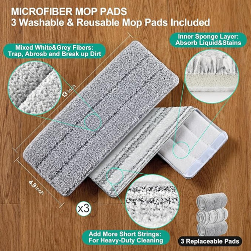 Effortless Floor Cleaning with JOYMOOP Microfiber Mop